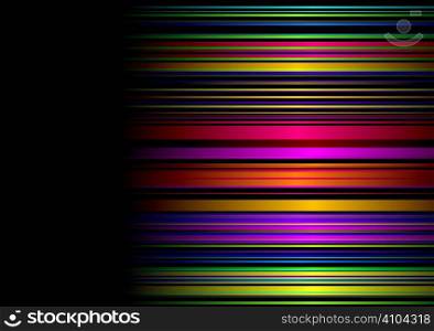Abstract rainbow background with gradient effect and ribbon effect