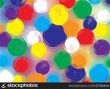 abstract rainbow circle background. Vector