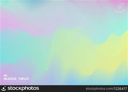 Abstract rainbow fancy hologram color concept design of mesh background wallpaper. Use for ad, poster, template, presentation. illustration vector eps10