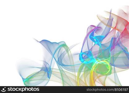 Abstract rainbow particle smoke background Vector Image