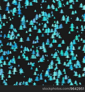 Abstract random pine tree pattern background Vector Image