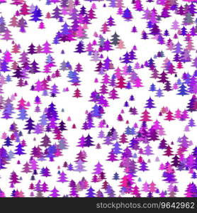 Abstract random pine tree pattern background Vector Image