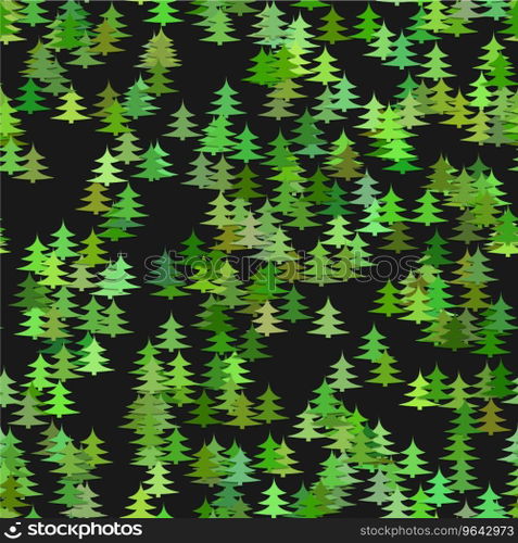 Abstract random pine tree pattern background Vector Image