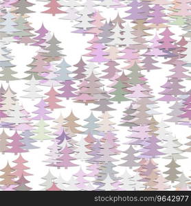 Abstract random pine tree pattern background Vector Image