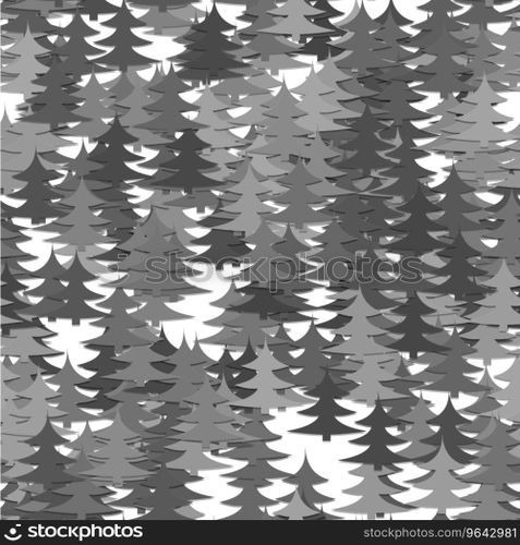 Abstract random pine tree pattern background Vector Image
