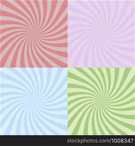 abstract rays background set. Vector eps10 illustration