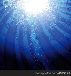 abstract rays background vector illustration