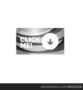 Abstract rectangle button template. Vector abstract rectangle button template