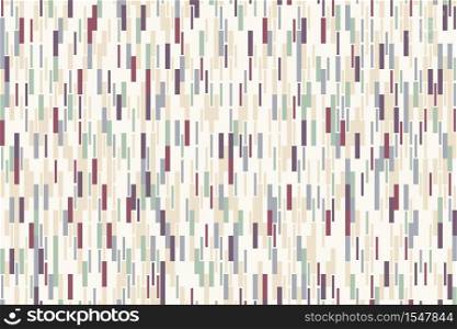 Abstract rectangle pattern of earth tone colorful design background. Use for ad, poster, artwork, template, print. illustration vector eps10