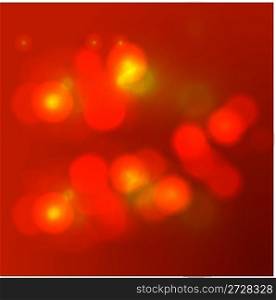 abstract red background with glittering lights