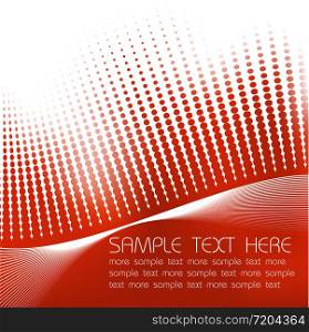 Abstract red background with place for your text