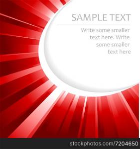 Abstract red background with place for your text