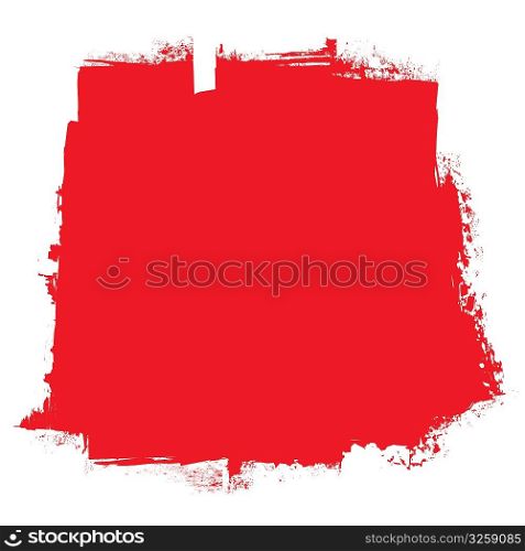 abstract red blood roller marks background with grunge effect