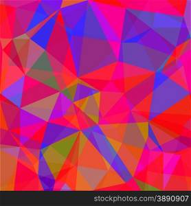Abstract Red Blue Polygonal Background. Abstract Red Blue Geometric Pattern.. Abstract Red Blue Polygonal Background