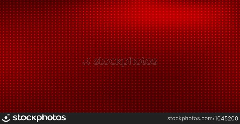 Abstract red blurred background with dots pattern texture. Vector illustration