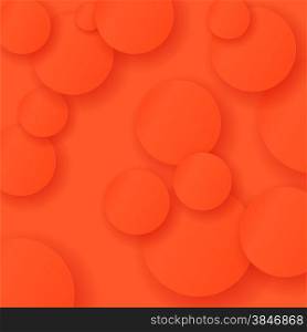 Abstract Red Circle Background. Red Circle Pattern. Red Circles
