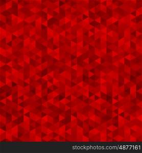 Abstract red colorful vector background. Abstract colorful red vector background with triangles Seamless texture