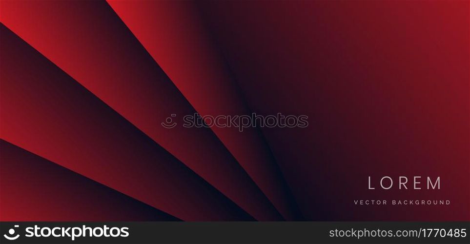 Abstract red geometric diagonal overlay layer background. You can use for ad, poster, template, business presentation. Vector illustration