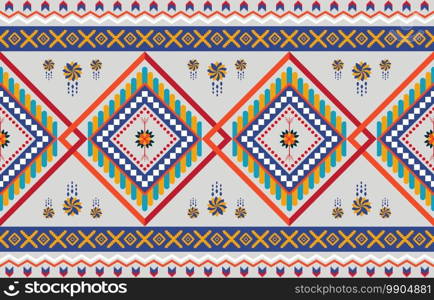 Abstract red geometric native pattern seamless vector.Repeating geometric background.Modern design trendy concept for paper, cover, fabric, interior decor and other users.