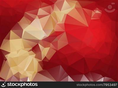 Abstract red geometrical background