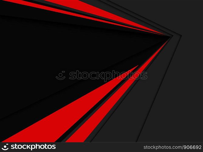 Abstract red grey speed arrow direction design modern futuristic background vector illustration.