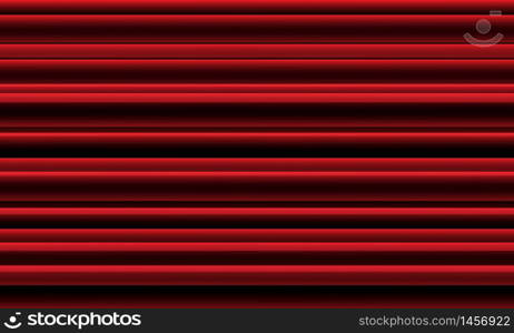 Abstract red light line speed pattern on black background futuristic technology background vector illustration.