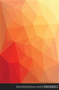 abstract red low polygon background vector illustration