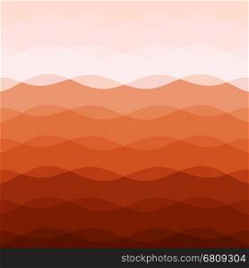 Abstract red tone background with curve lines, stock vector