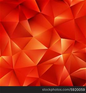 Abstract red vector background. Abstract color mosaic background. Red vector background