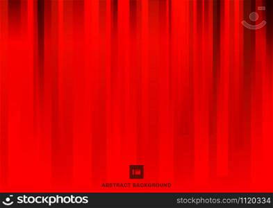 Abstract red vertical stripes background and texture. Vector illustration