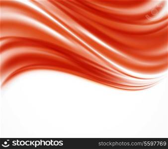Abstract red wavy backround