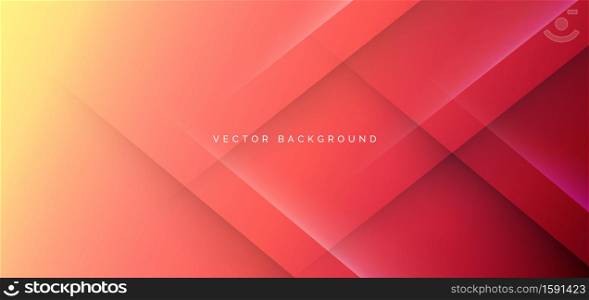 Abstract red yellow geometric background and texture. Modern concept. Vector illustration