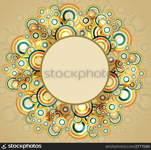Abstract retro background