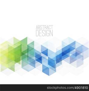 Abstract retro geometric background. Template brochure design. Vector Abstract retro geometric background. Template brochure. Science or technology design