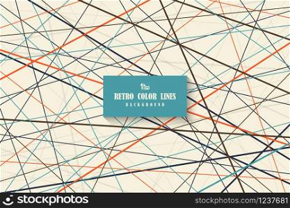 Abstract retro line pattern page cover background with copy space background. Decorate for ad, poster, cover design, presentation. illustration vector eps10