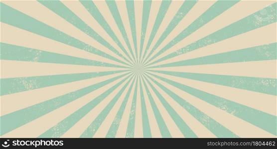 Abstract retro rays grunge background