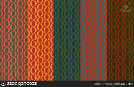 Abstract retro seamless pattern. Simple colorful ornament for textile, prints, wallpaper, wrapping paper, web etc. Available in EPS