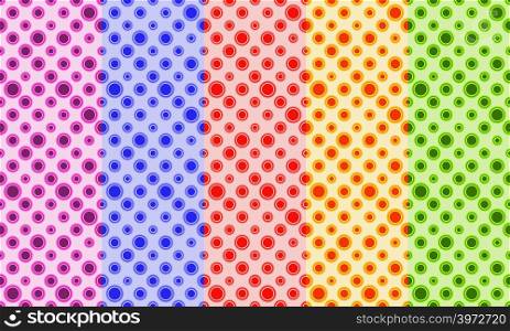 Abstract retro seamless pattern. Simple dotted ornament for textile, prints, wallpaper, wrapping paper, web etc. Available in EPS