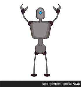 Abstract robot icon. Cartoon illustration of abstract robot vector icon for web. Abstract robot icon, cartoon style
