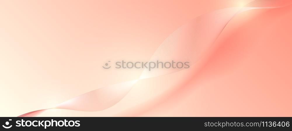 Abstract rose gold luxury background. Vector illustration