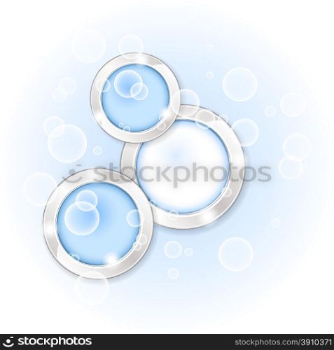 Abstract round frame