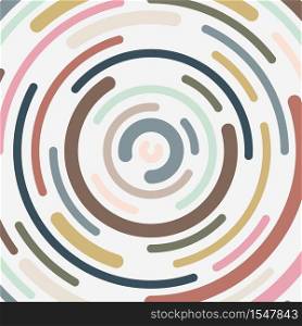 Abstract round line pattern artwork center of cover background. Use for ad, poster, artwork, template design, print. illustration vector eps10