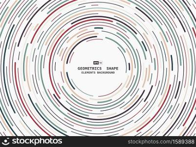 Abstract round line pattern design artwork of cover pattern design artwork background. illustration vector eps10