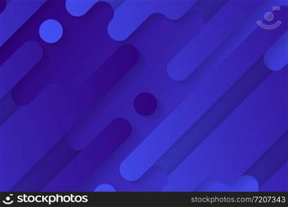 Abstract rounded line shapes gradient background. Vector