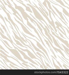 Abstract Safari pattern, modern zebra seamless print, vector background. African safari wild animal fur skin pattern with beige stripes, simple flat modern decoration background. Abstract Safari pattern zebra seamless print