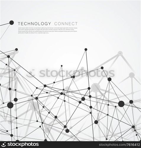 Abstract science and technology design.. Abstract science and technology design