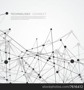 Abstract science and technology design.. Abstract science and technology design