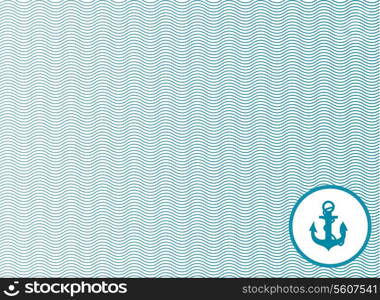 Abstract sea background. Vector illustration