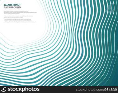 Abstract sea waves pattern circle of cover presentation background. You can use for ad, poster, cover design, travelling campaign, annual report. illustration vector eps10