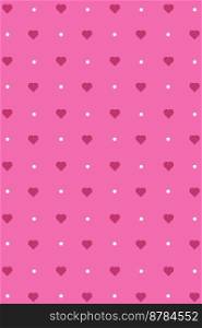 Abstract seam≤ss pattern with hearts. Hearts seam≤ss pattern. Universal pr∫. Vector illustration